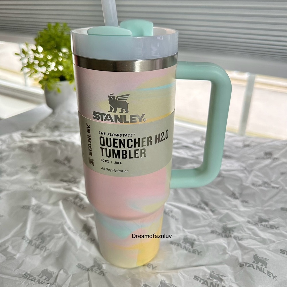 Stanley Quencher 30oz - Warm Serene Brushstrokes